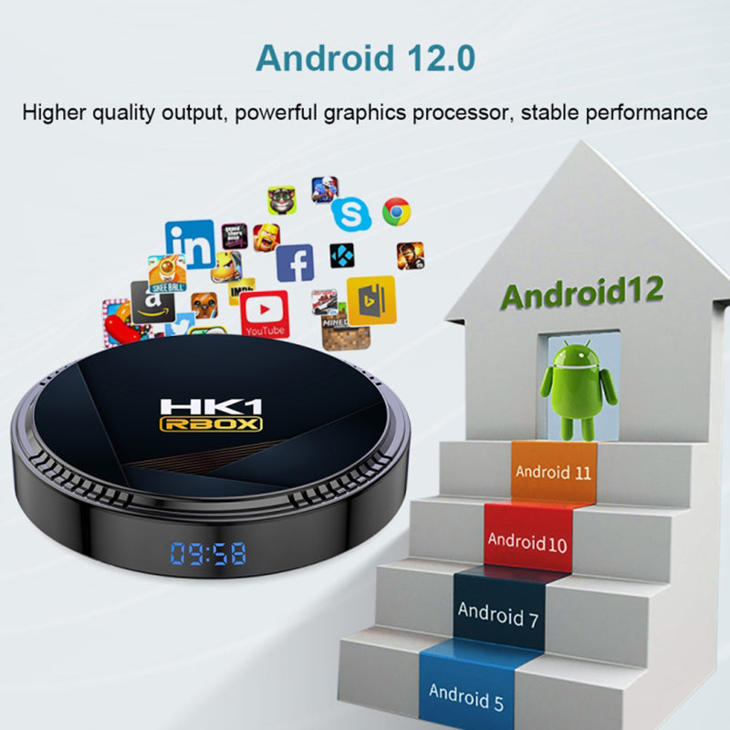 HK1 RBOX H8 H618 2GB 16GB Mini Set top Box Android 12 Ultra HD 4K Output TV Box Support 6K Video Decoding HK1 RBOX H8 H618 2GB 16GB Mini Set top Box Android 12 Ultra HD 4K Output TV Box Support 6K Video Decoding
